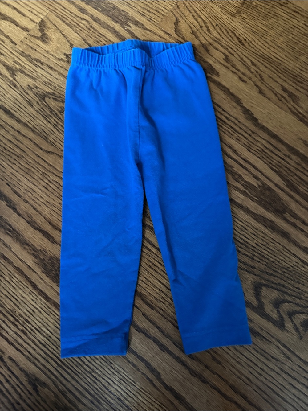Hanna Andersson Bright Blue Knit Leggings
